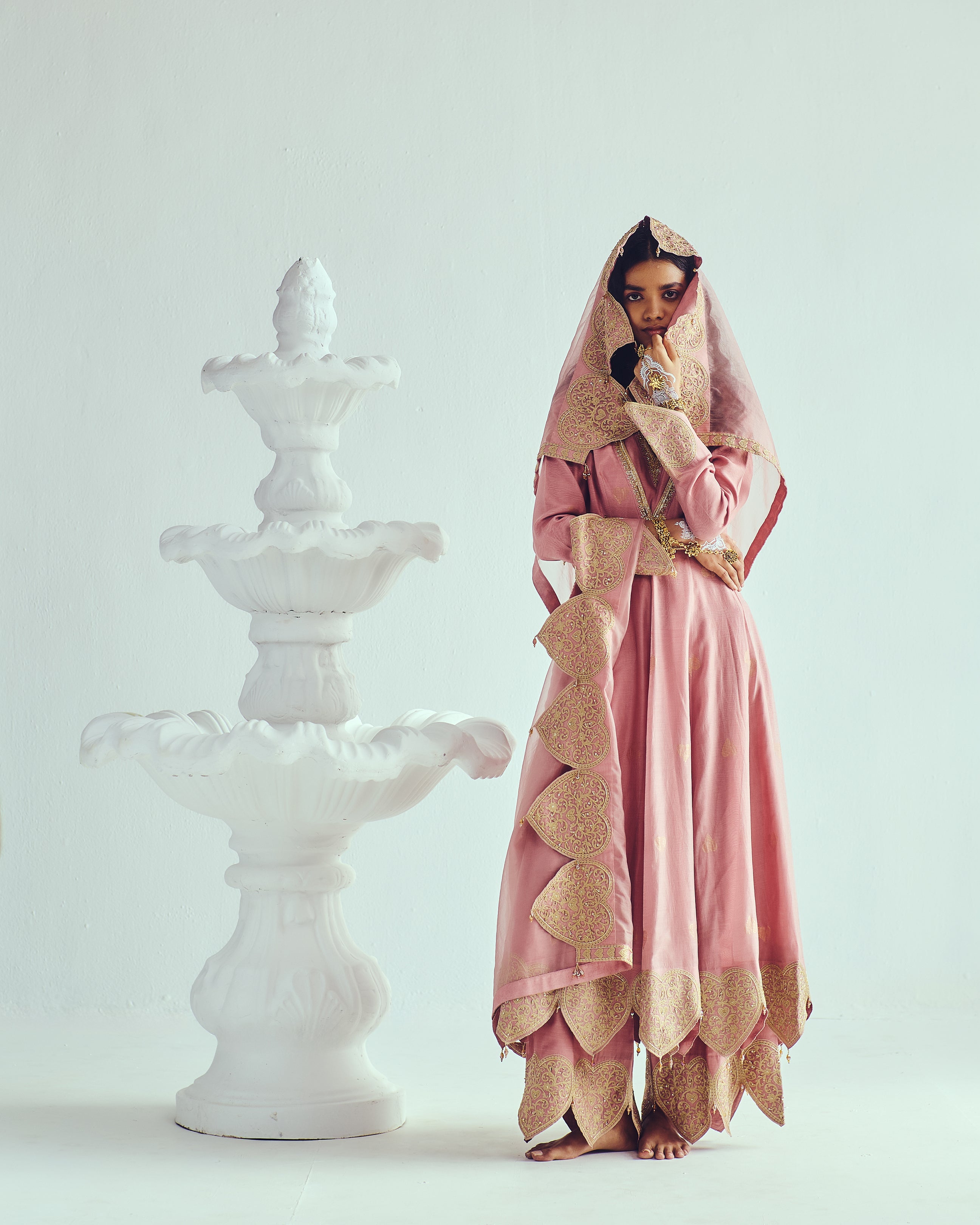 Anarkali With Flare Pants And Dupatta