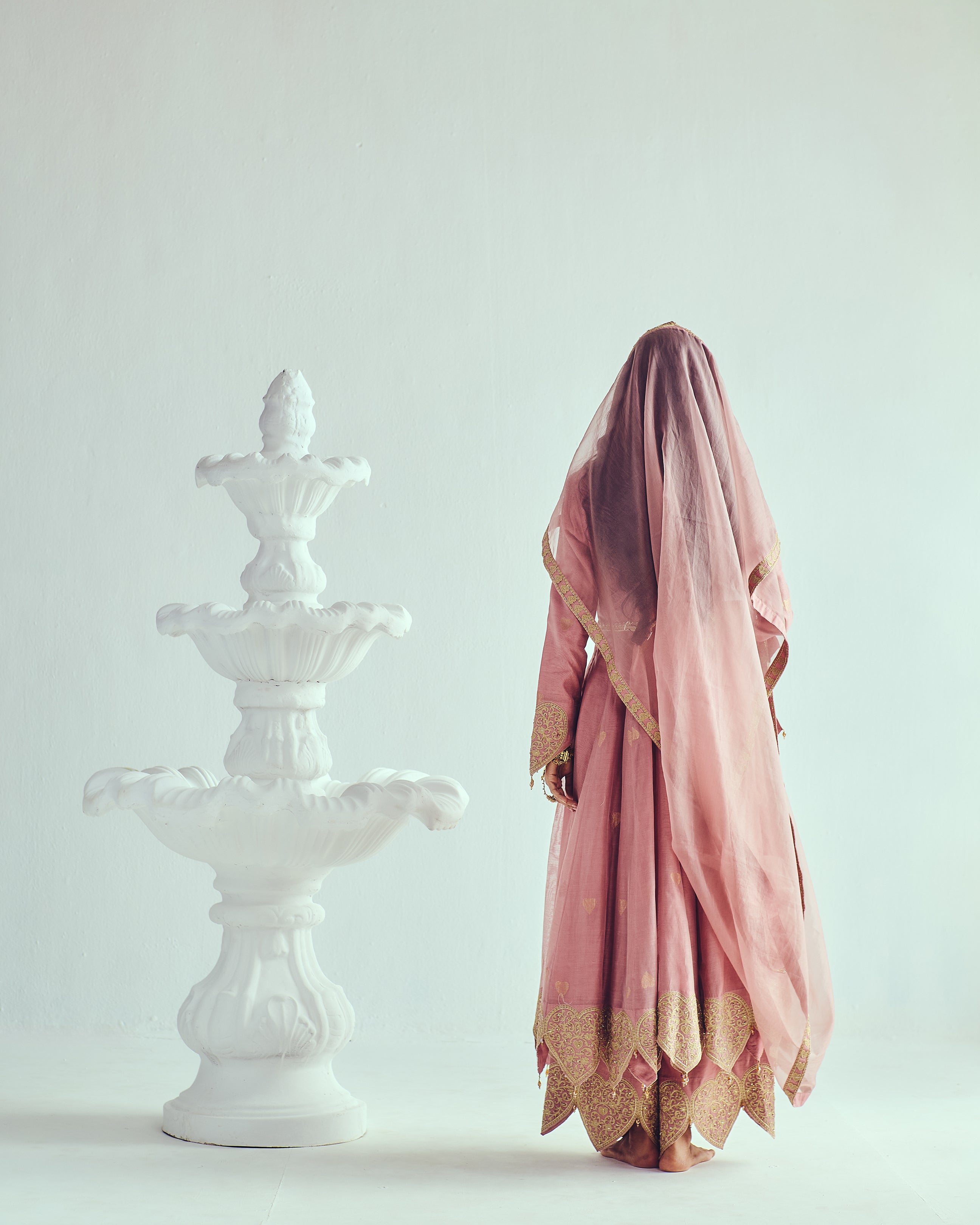 Anarkali With Flare Pants And Dupatta