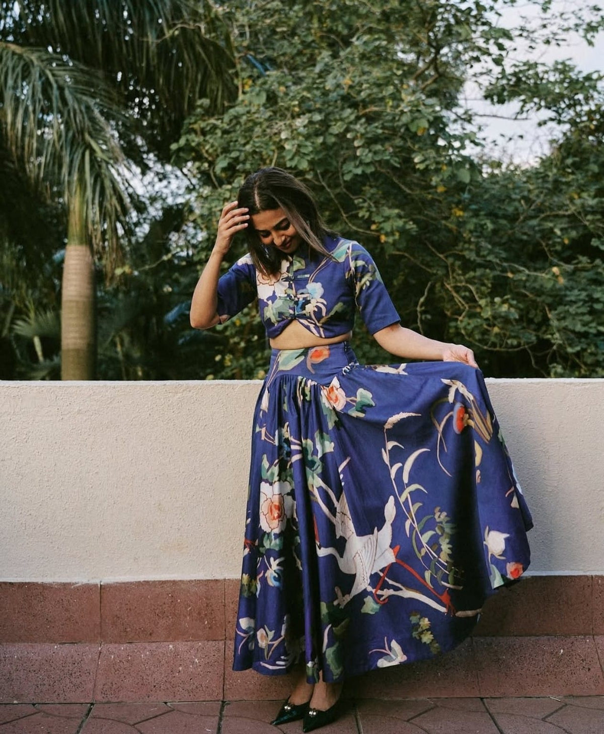 Fuji Blouse & Skirt Set