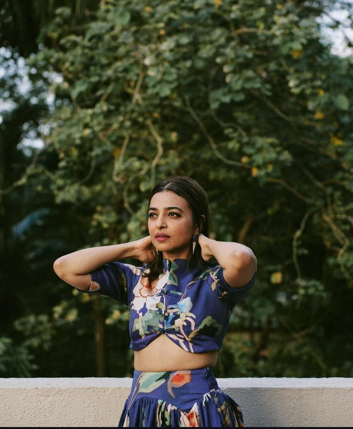 Fuji Blouse & Skirt Set