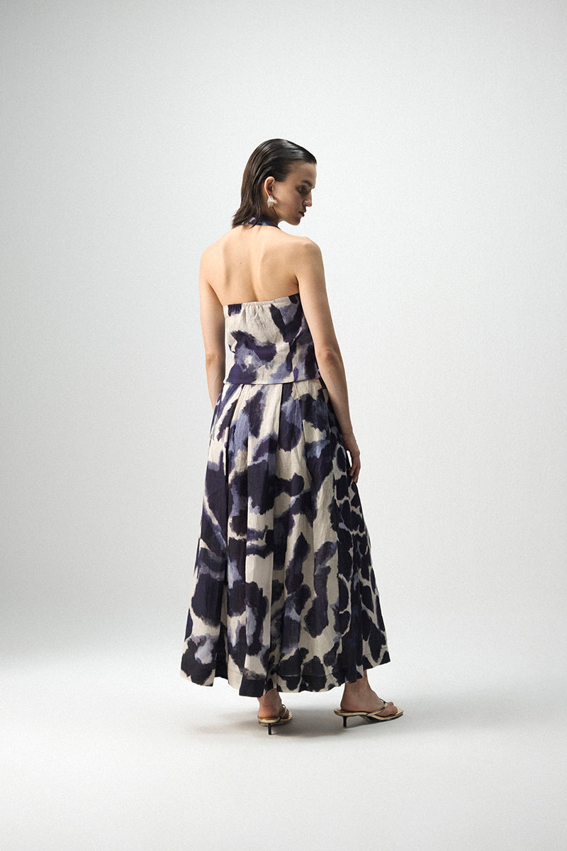 Samburu Halterneck Waitcoat & Skirt Set