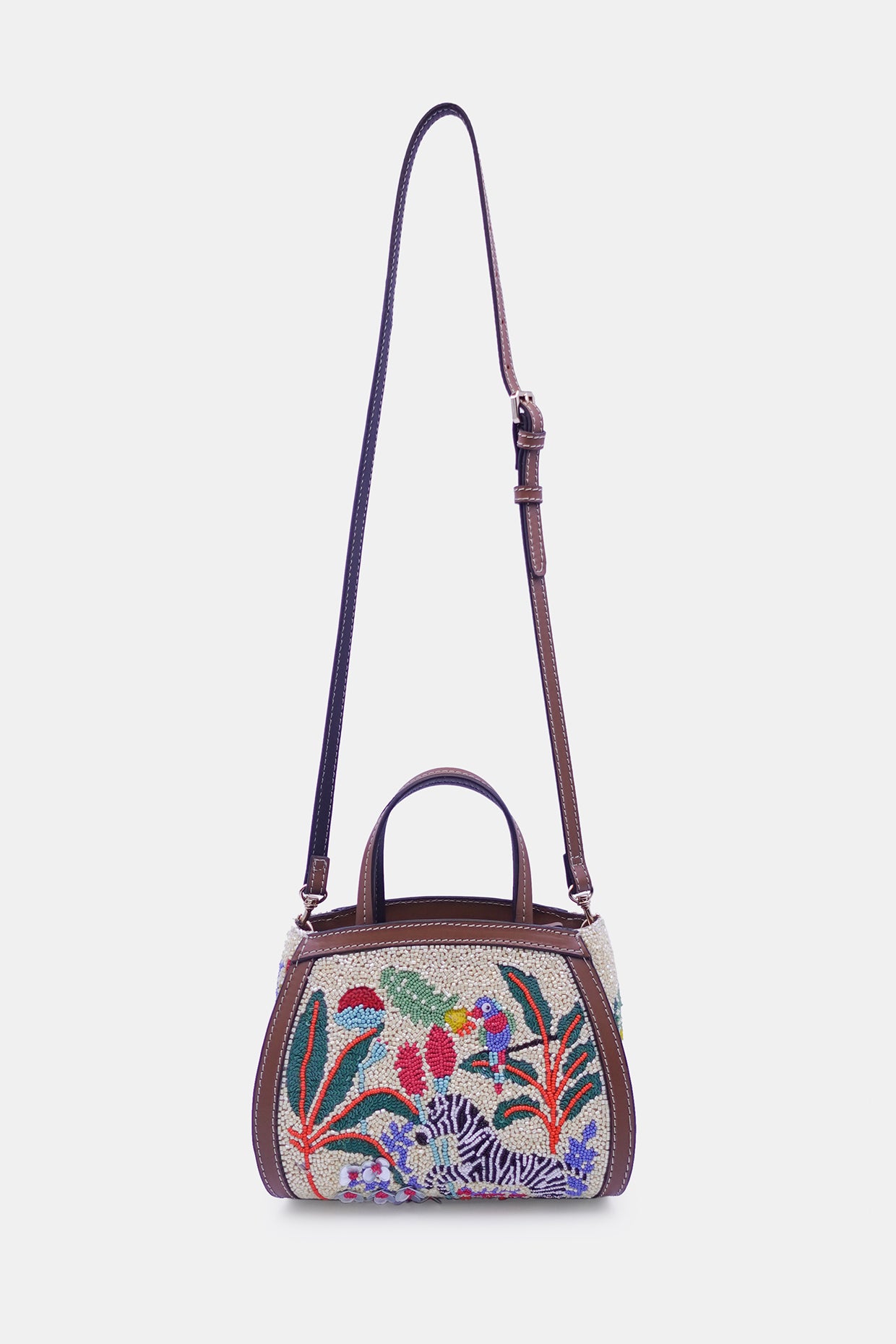 Bead-embellished Clutch Bag