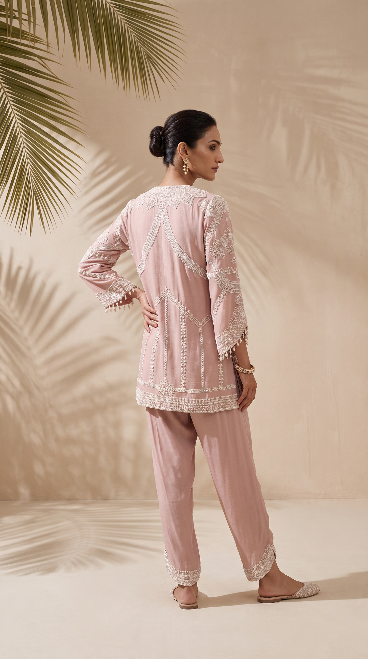 Fleur - Hand Embroidered Kurta With Pants