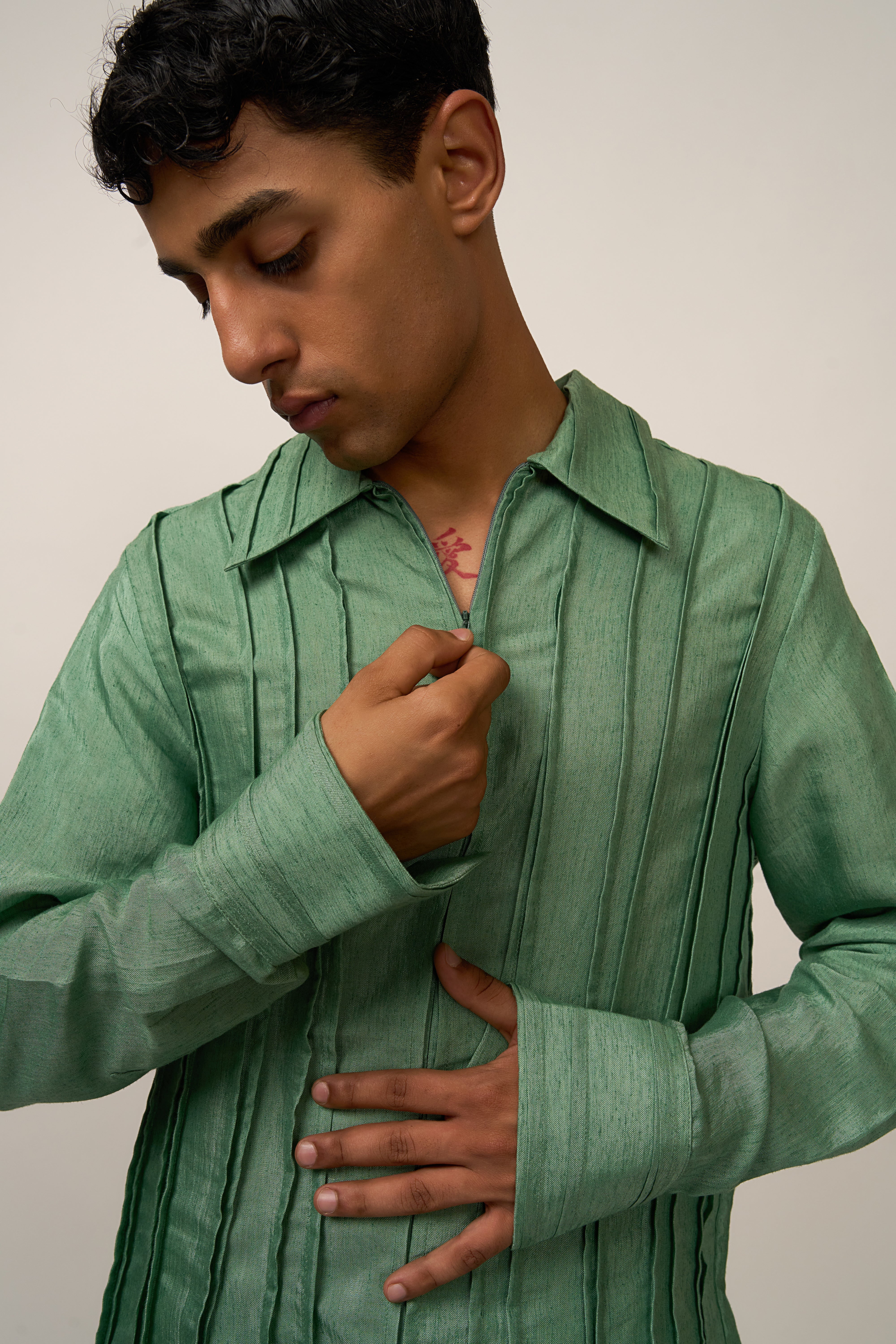 Pleated Shirt
