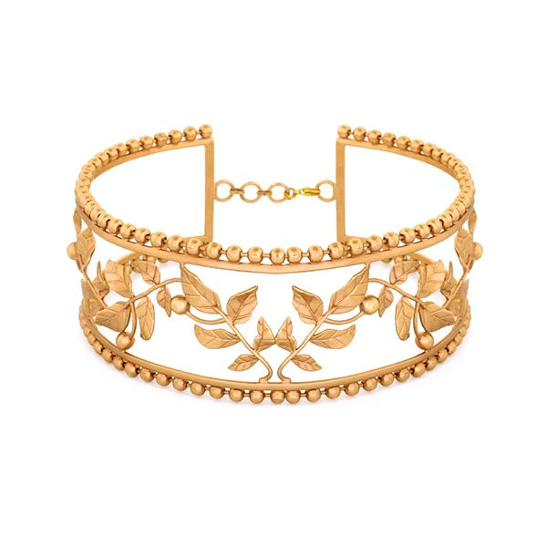Gold Toned Ball Chain Choker
