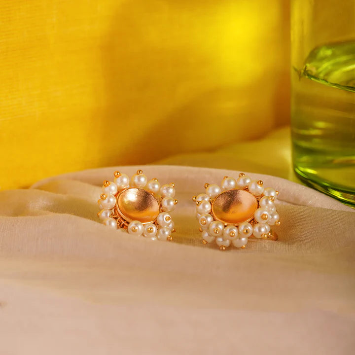 Pearl Bunch Ear Buttons