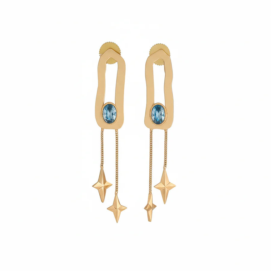 Gilded Sky Dangle Earrings