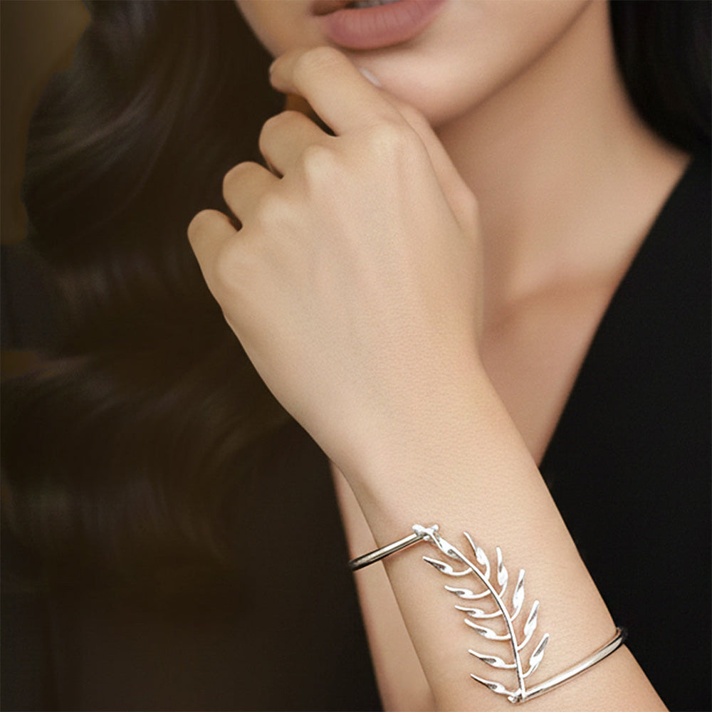 Silver Fields Cuff Bangle