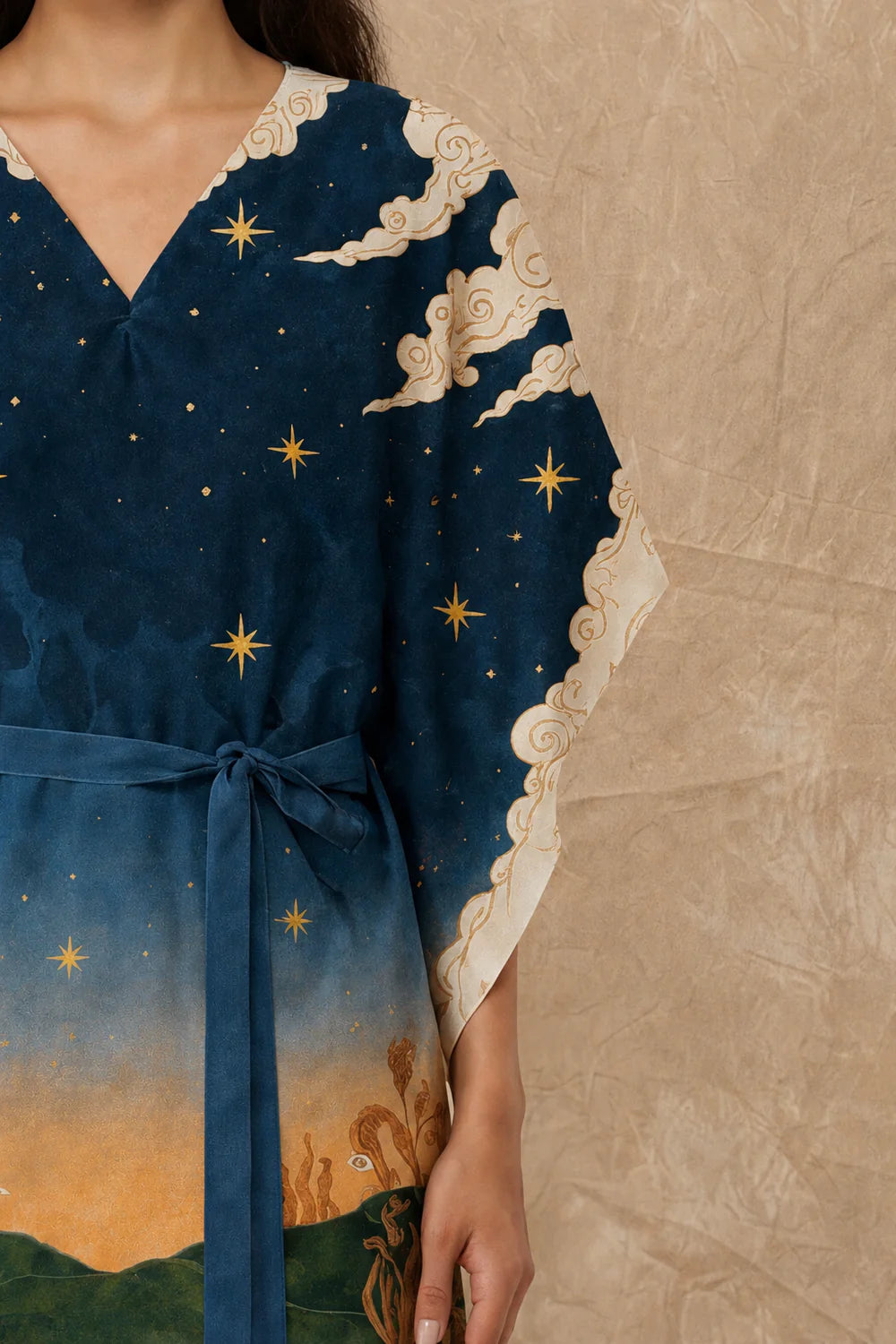 Tree Of Life Wrap Kaftan