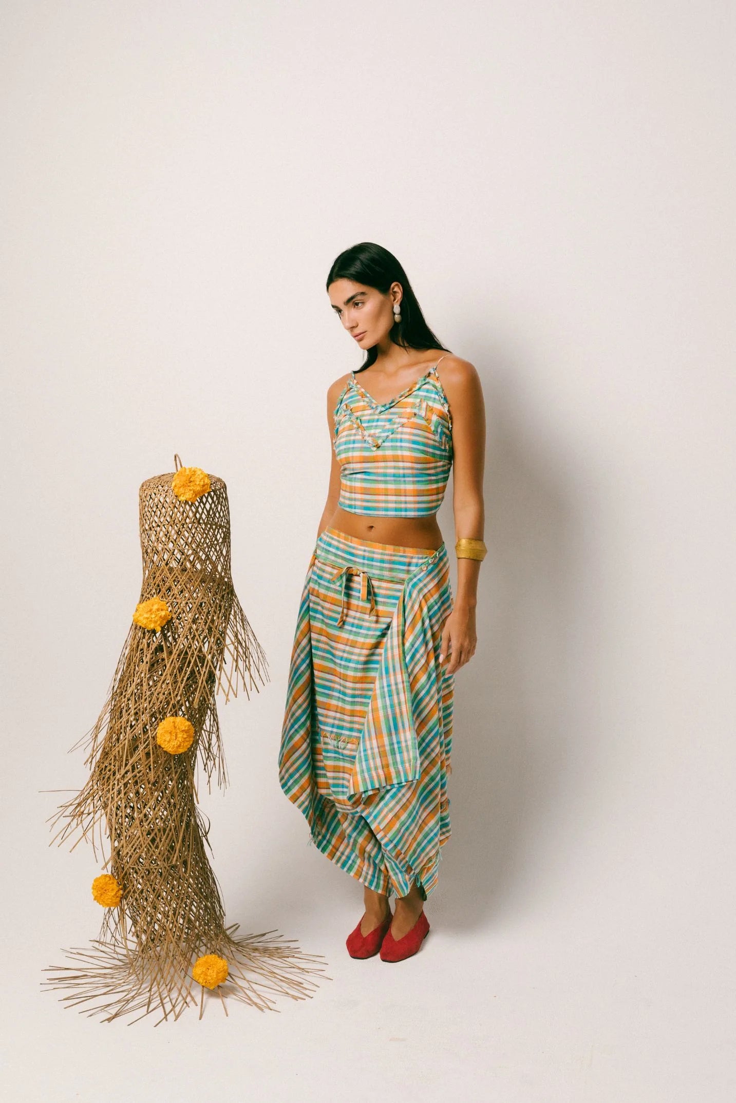 Rindu Cotton Dhoti Set