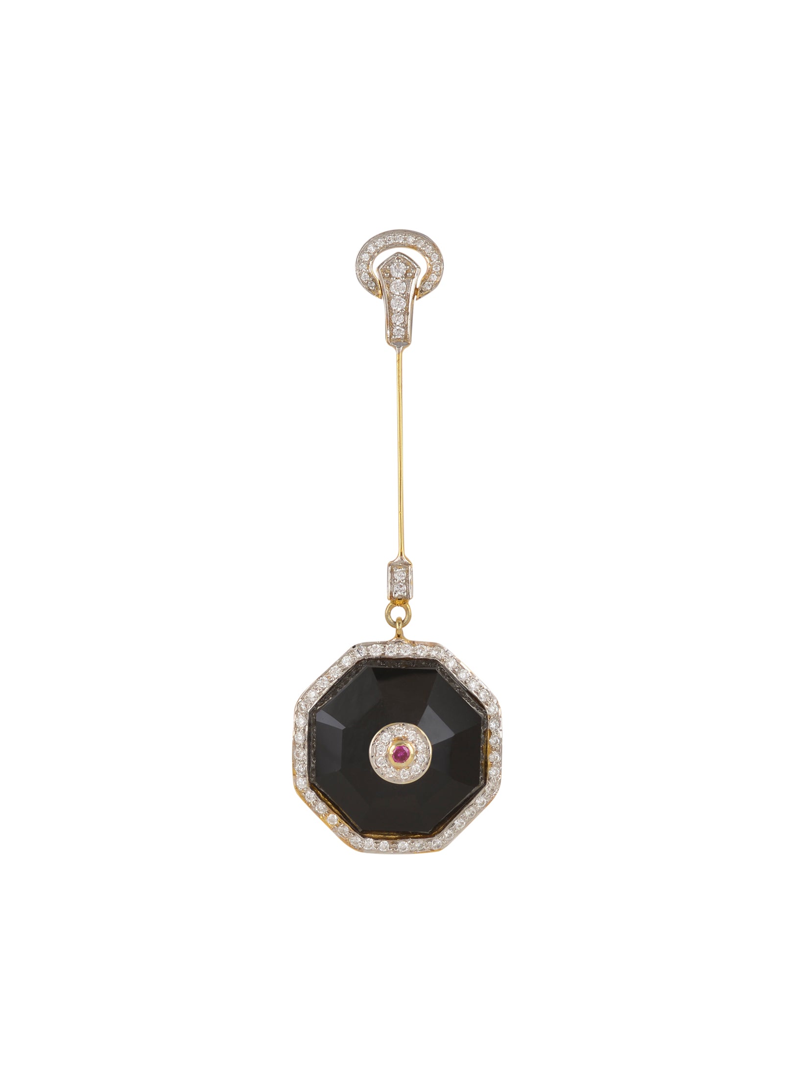 Black Onyx Duke Earrings