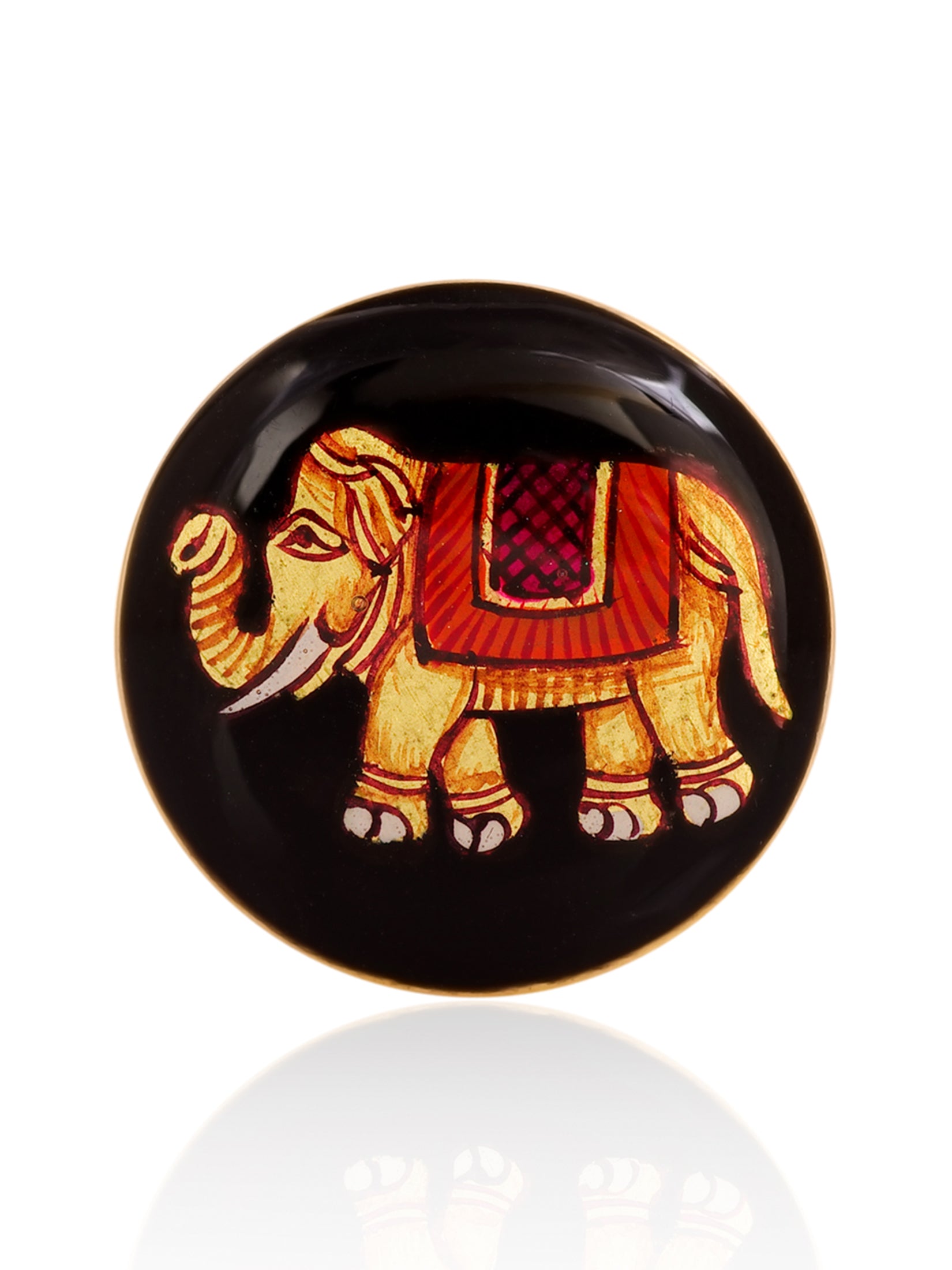 Black Majestic Elephant Cufflinks