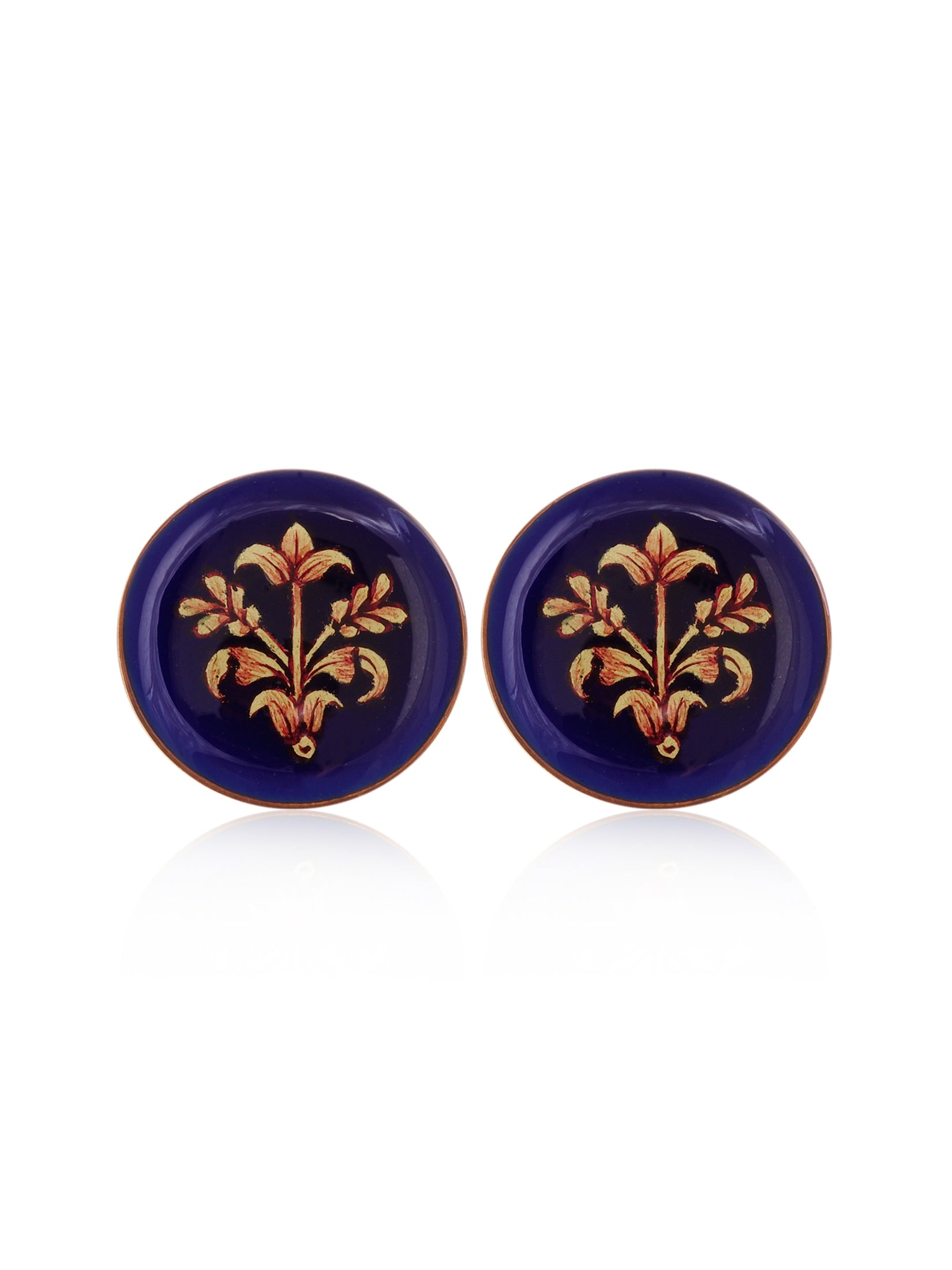Blue Dundlod Cufflinks