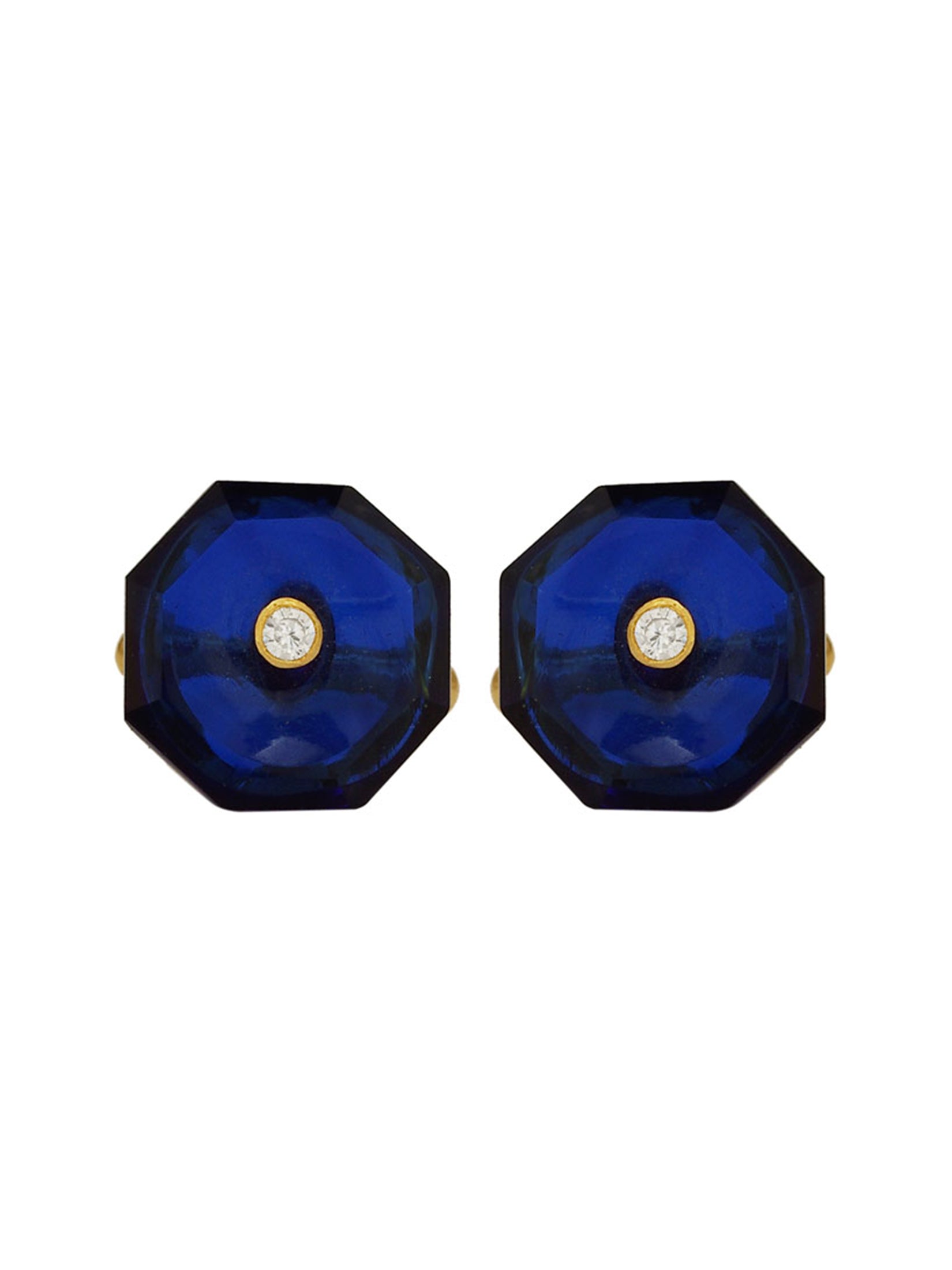 Blue Hydro Quartz Cufflinks