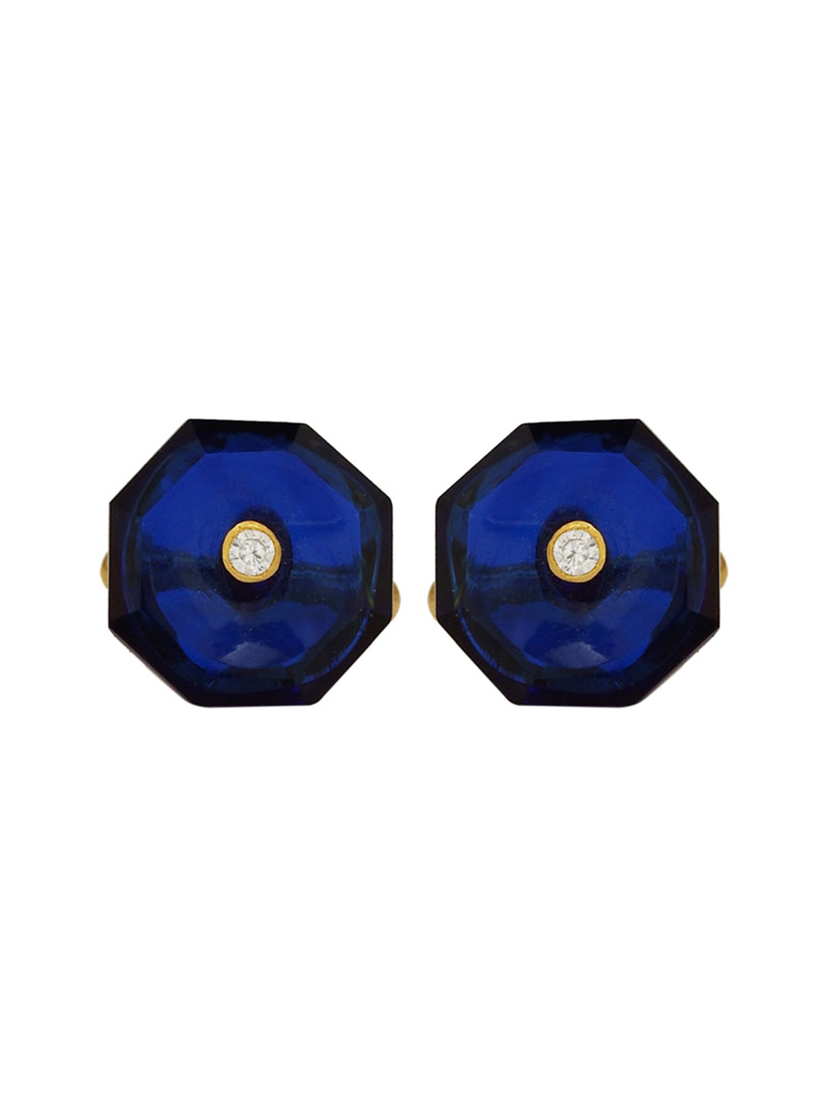 Blue Hydro Quartz Cufflinks