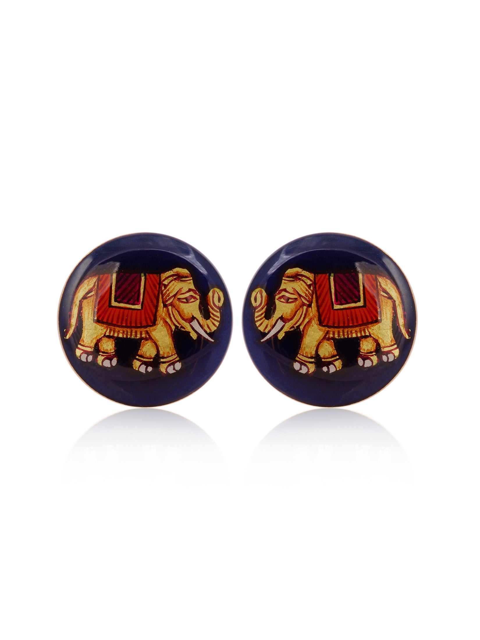 Blue Majestic Elephant Cufflinks