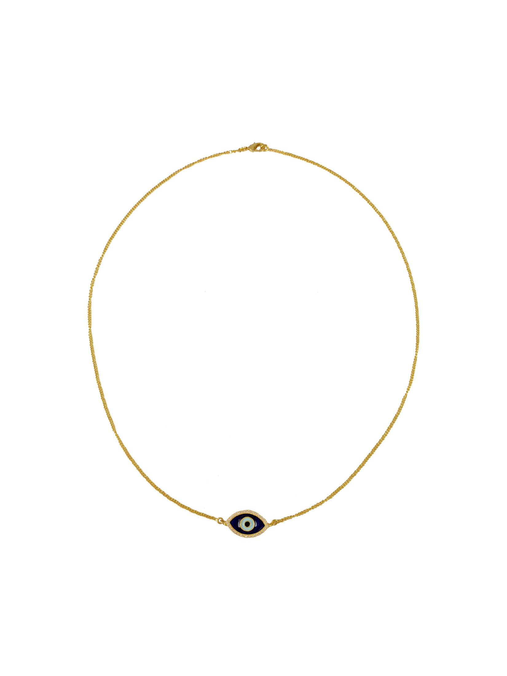 Blue Evil Eye Necklace