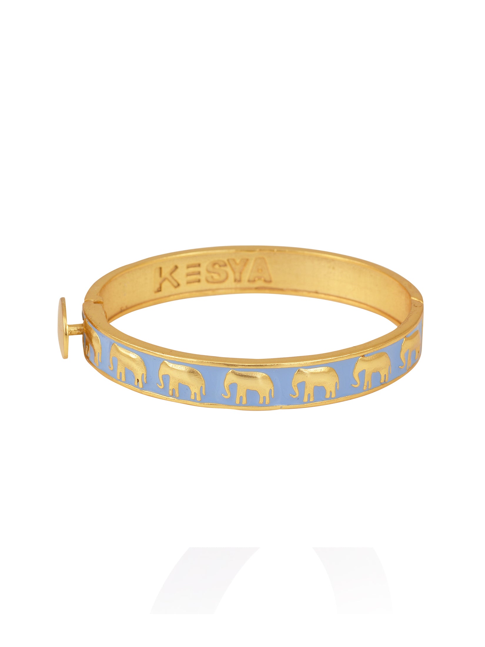 Blue Hathi Bangles