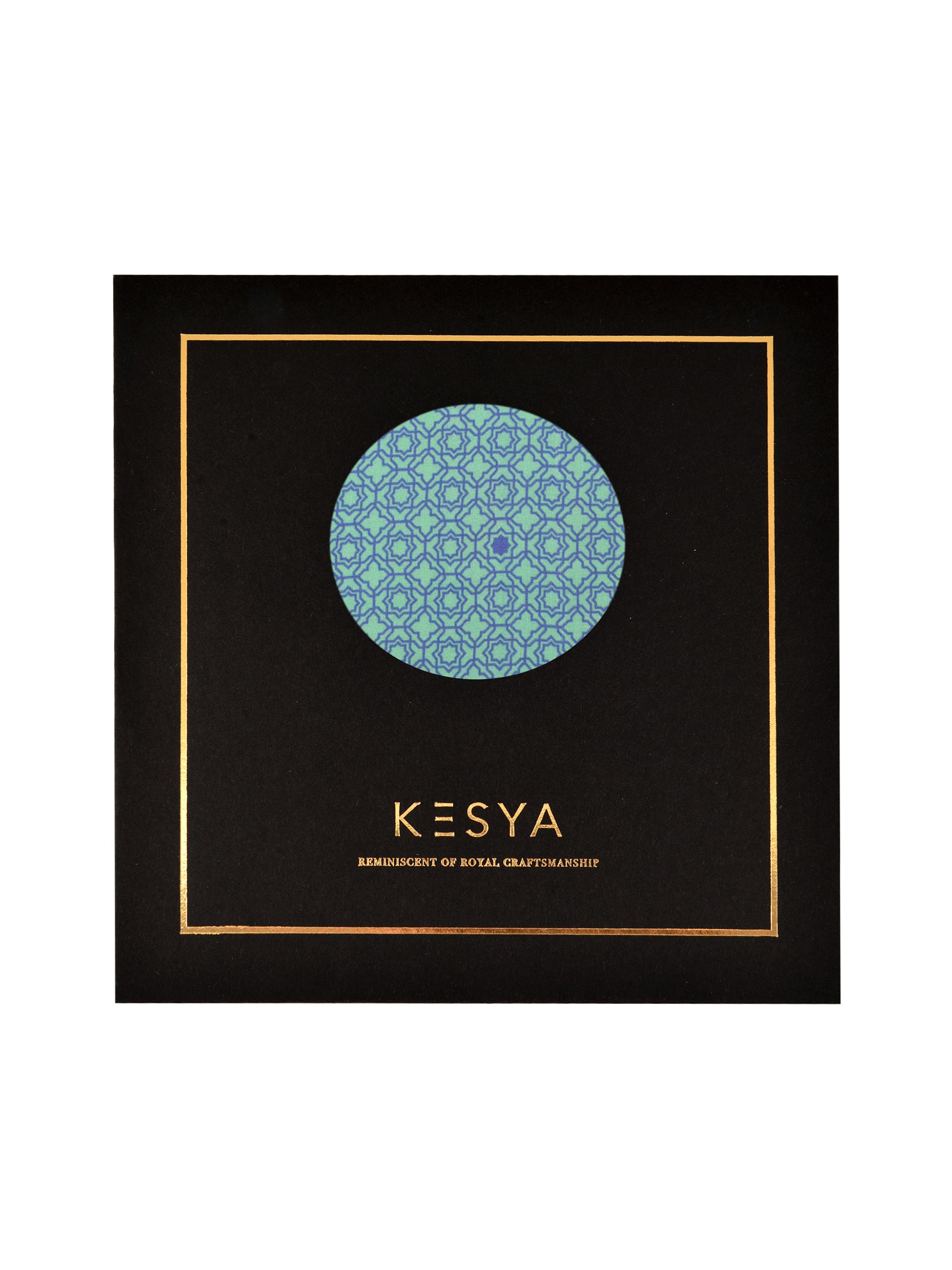 Blue Jharokha Pocket Square