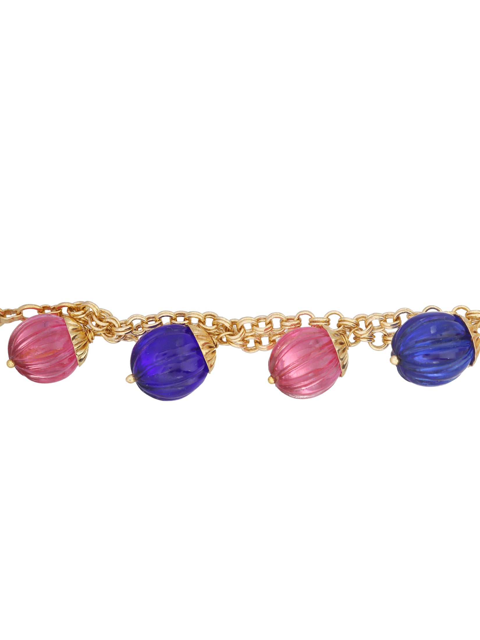 Blue And Pink Melon Bracelet
