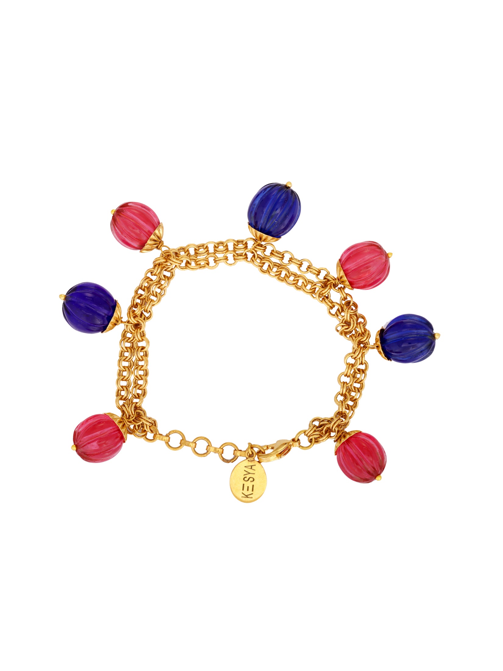 Blue And Pink Melon Bracelet