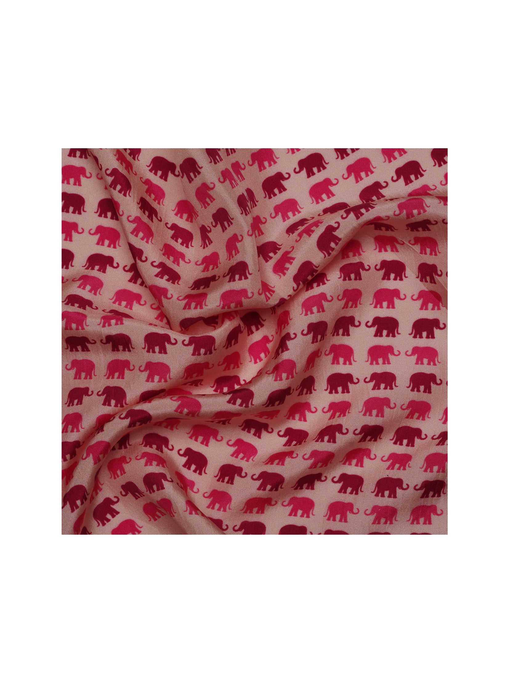 Dual Pink Elephant Pocket Square