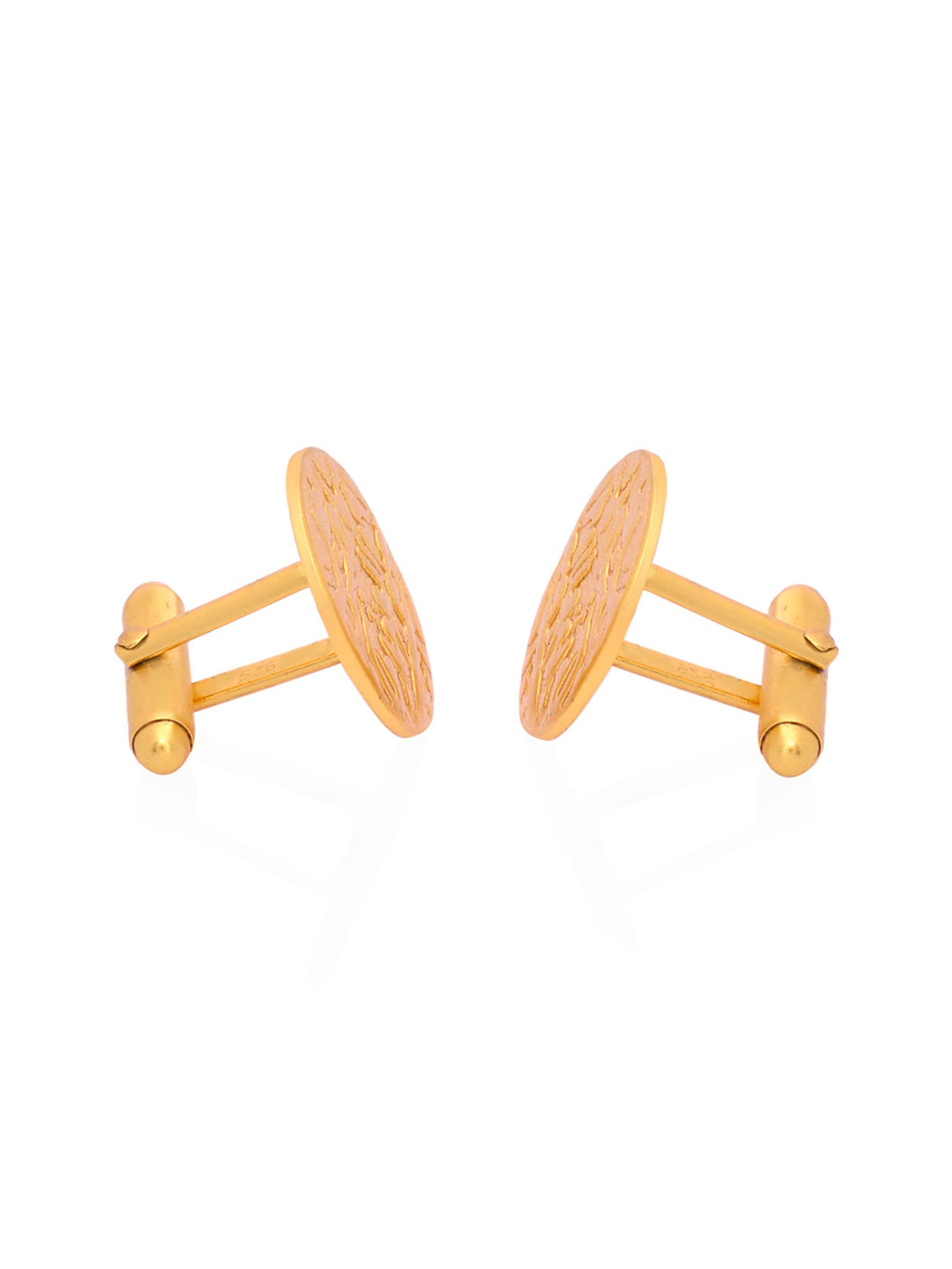 Gold Mohar Cufflinks