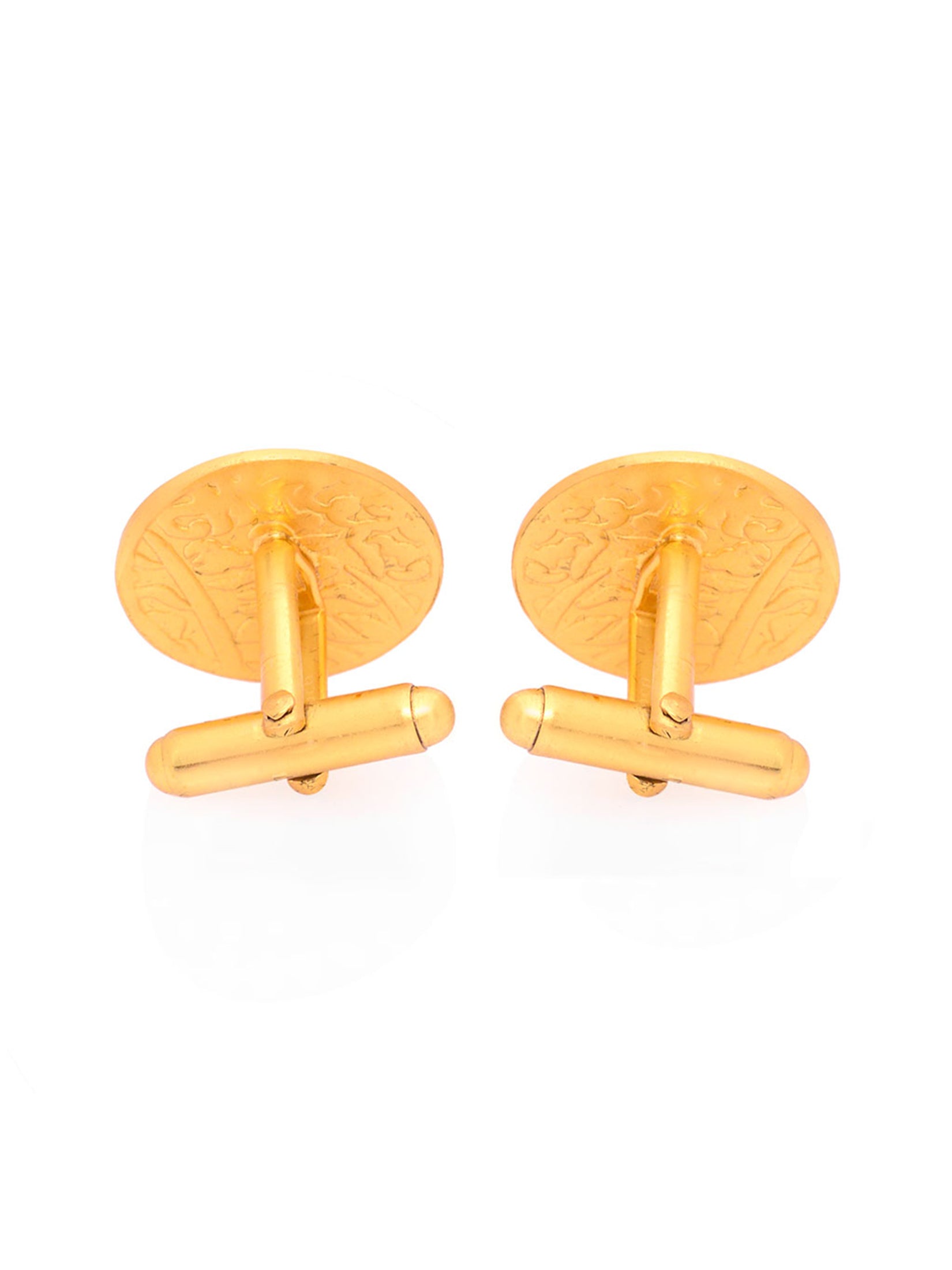 Gold Mohar Cufflinks