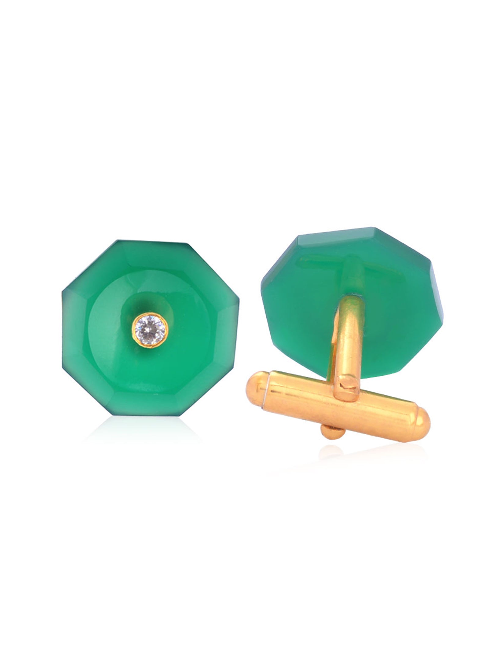 Green Onyx Cufflinks