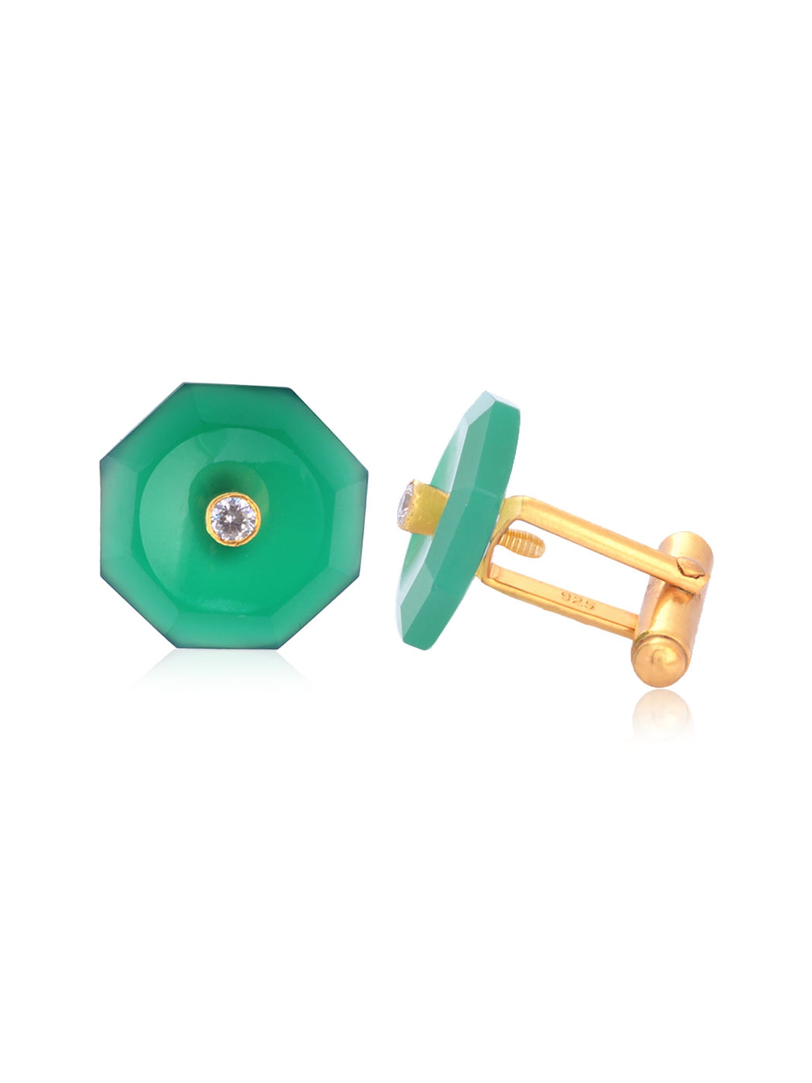 Green Onyx Cufflinks