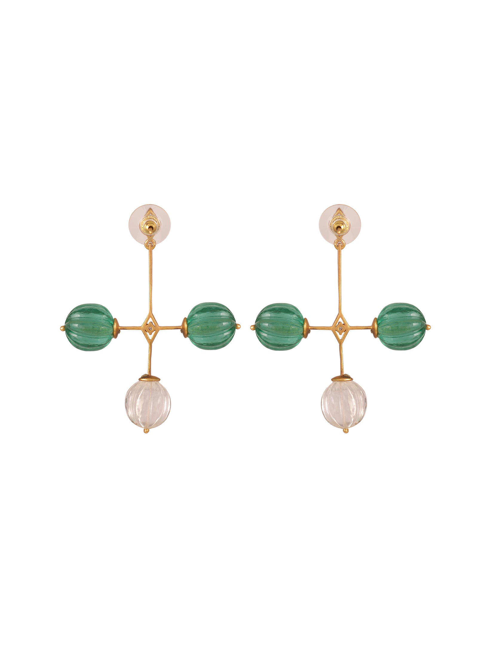 Green Melon Earrings