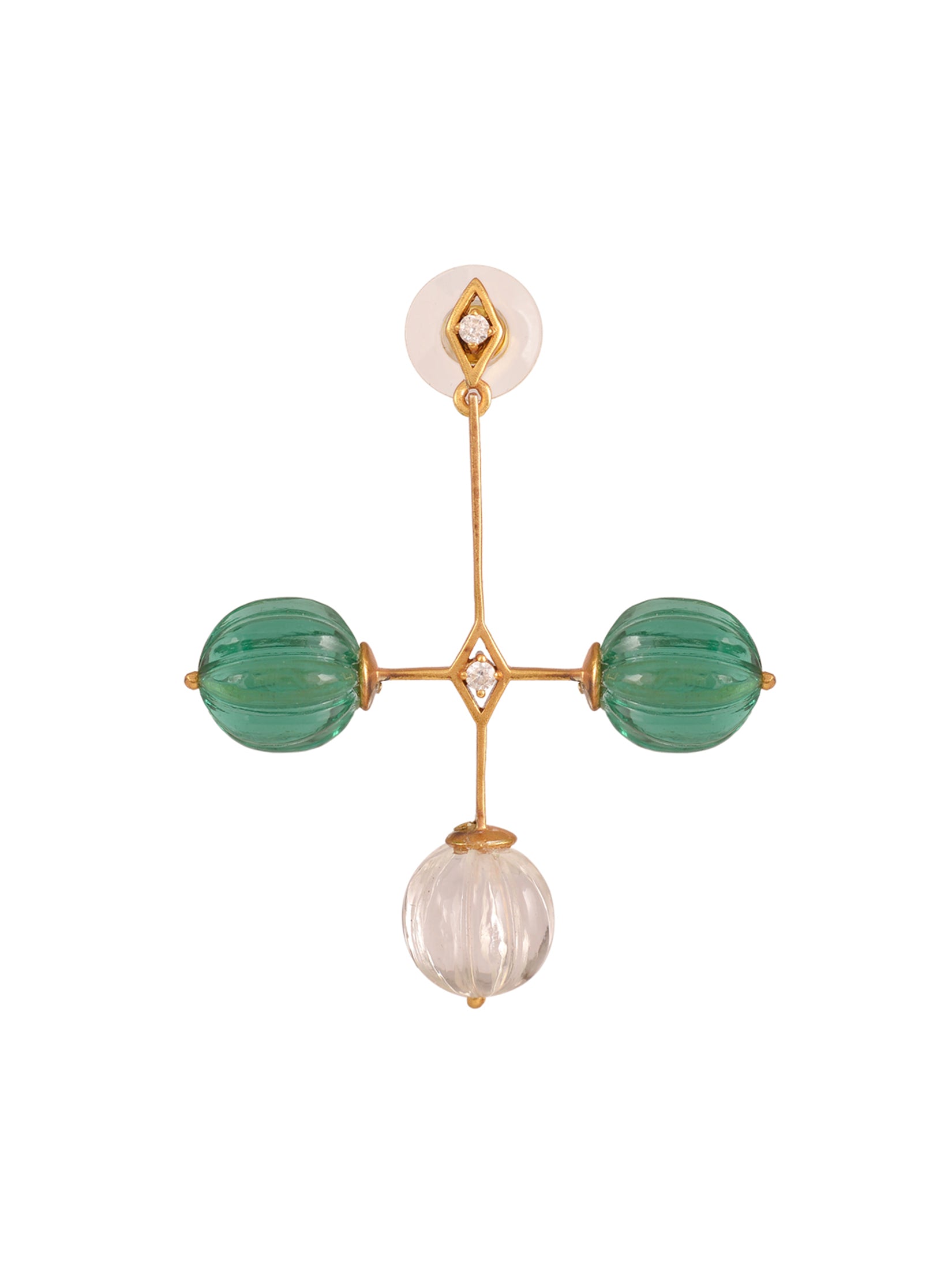 Green Melon Earrings