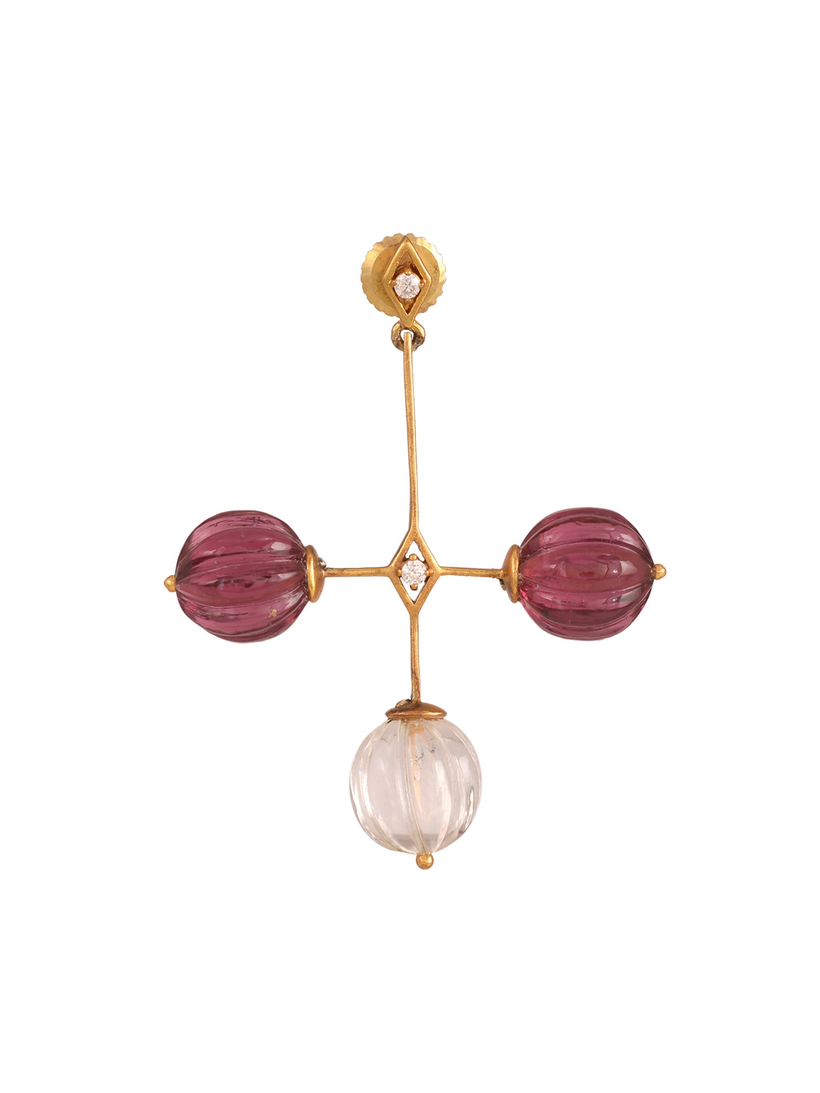 Pink Melon Earrings