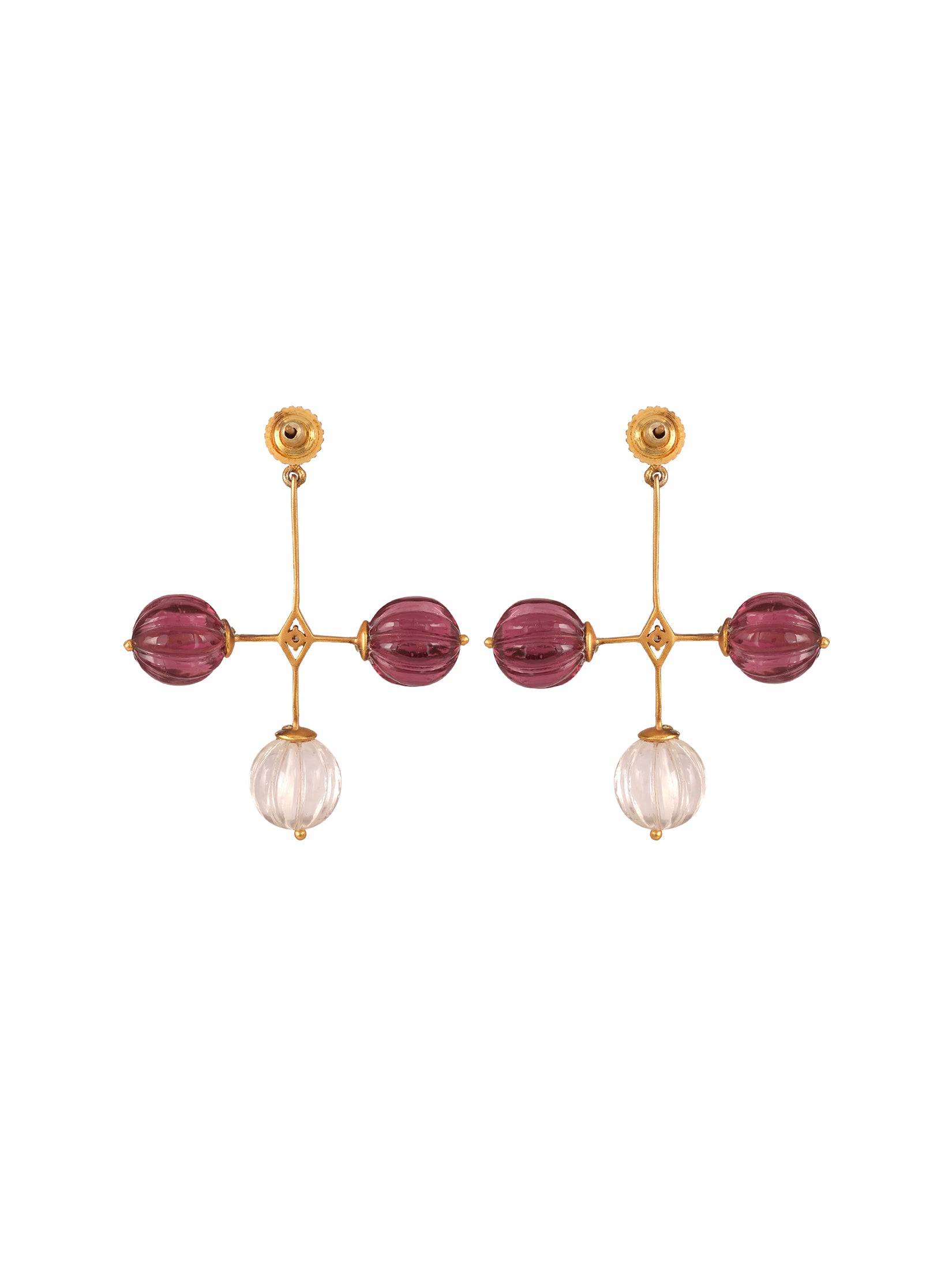 Pink Melon Earrings