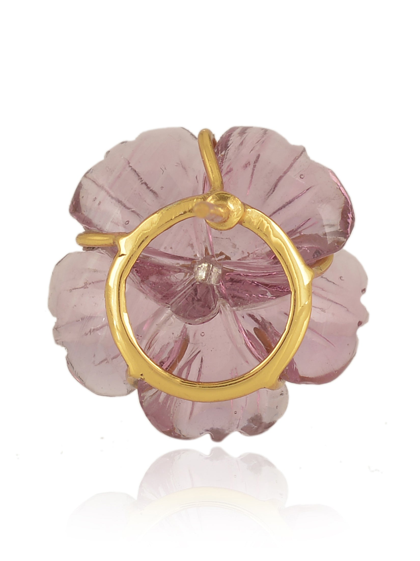 Mini Pink Floral Studs