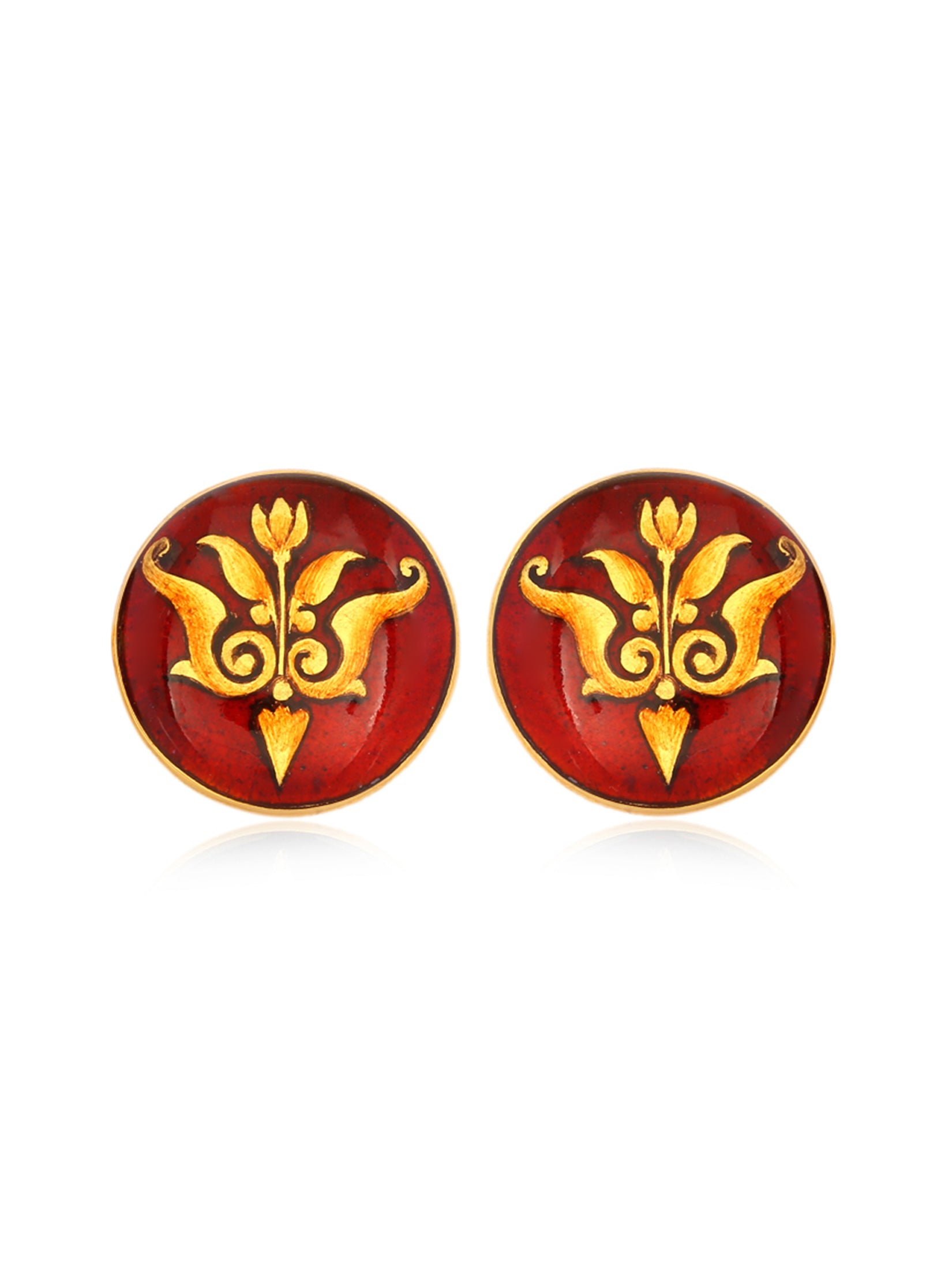 Red Amber Cufflinks