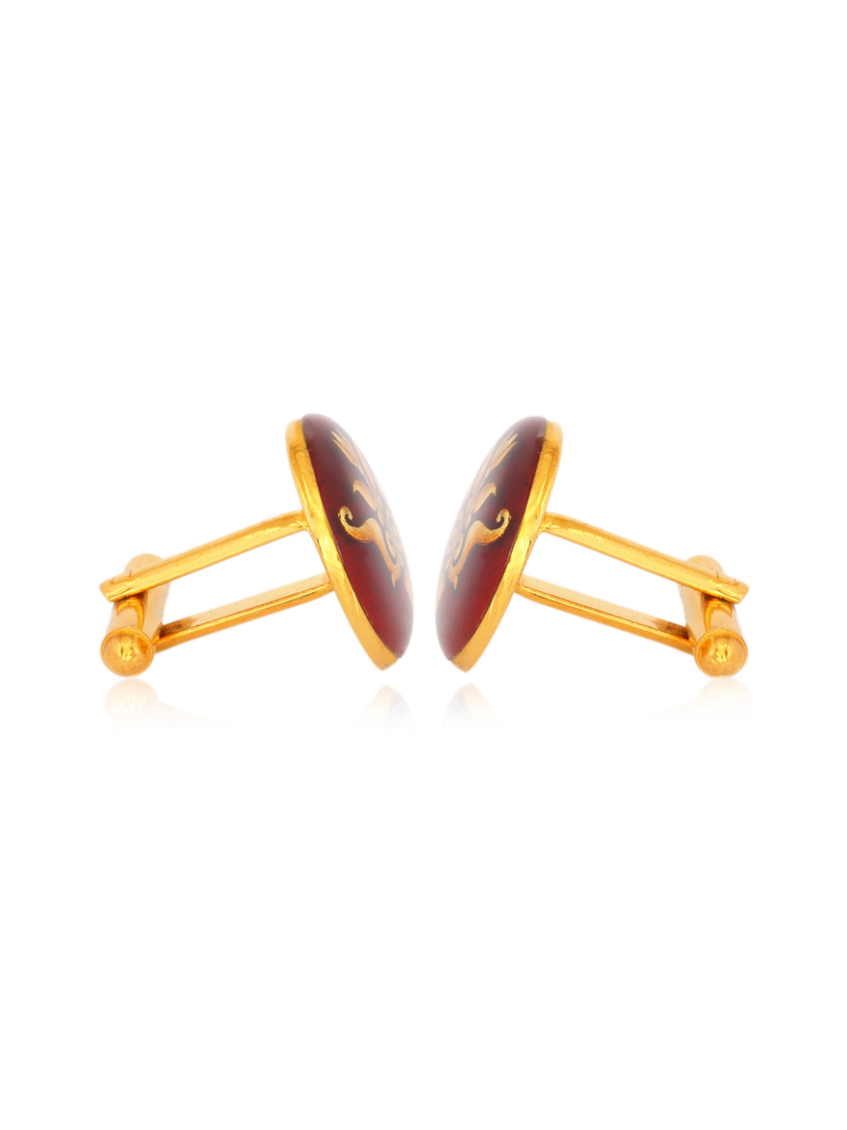 Red Amber Cufflinks