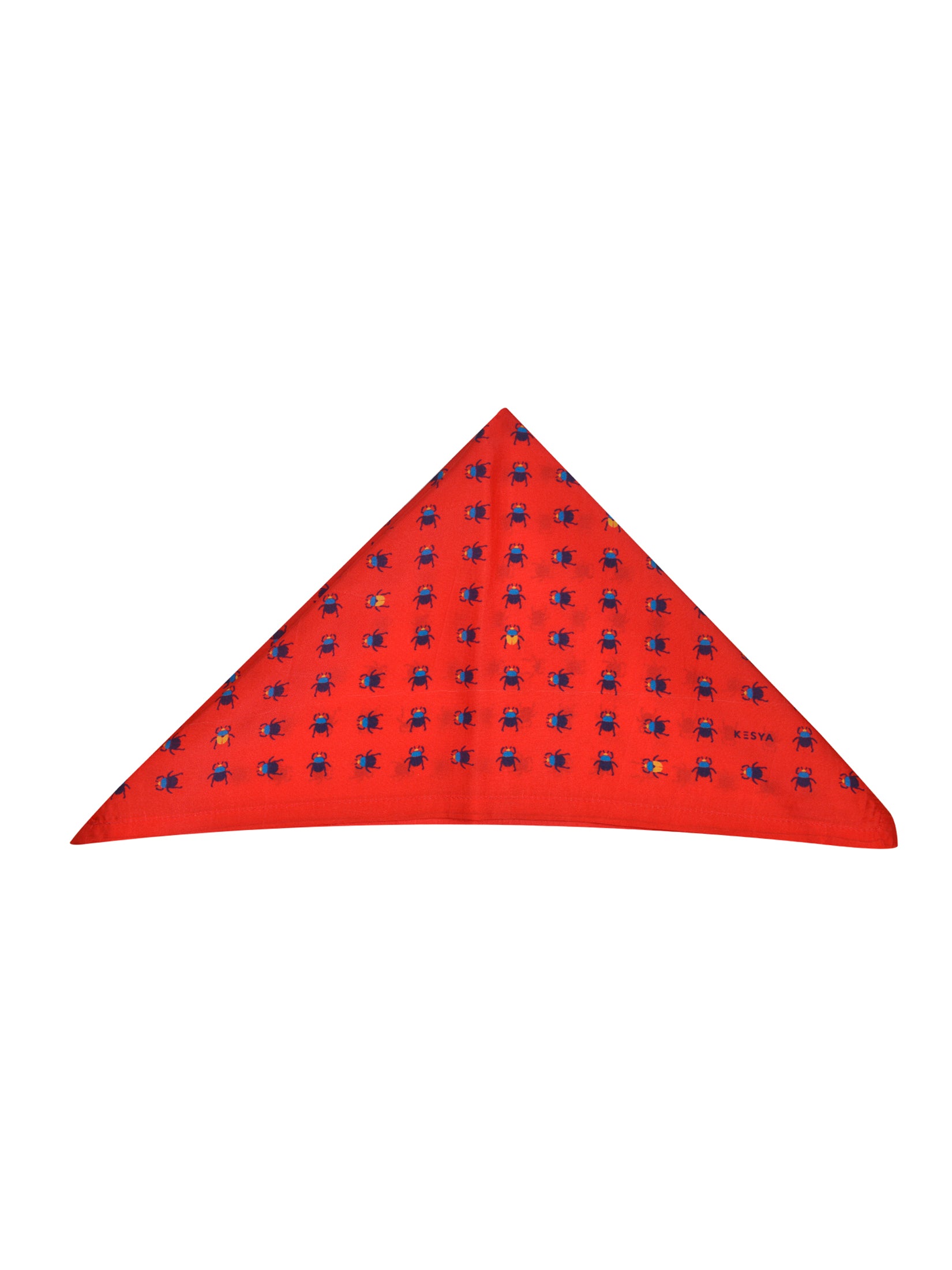 Red Bug Pocket Square