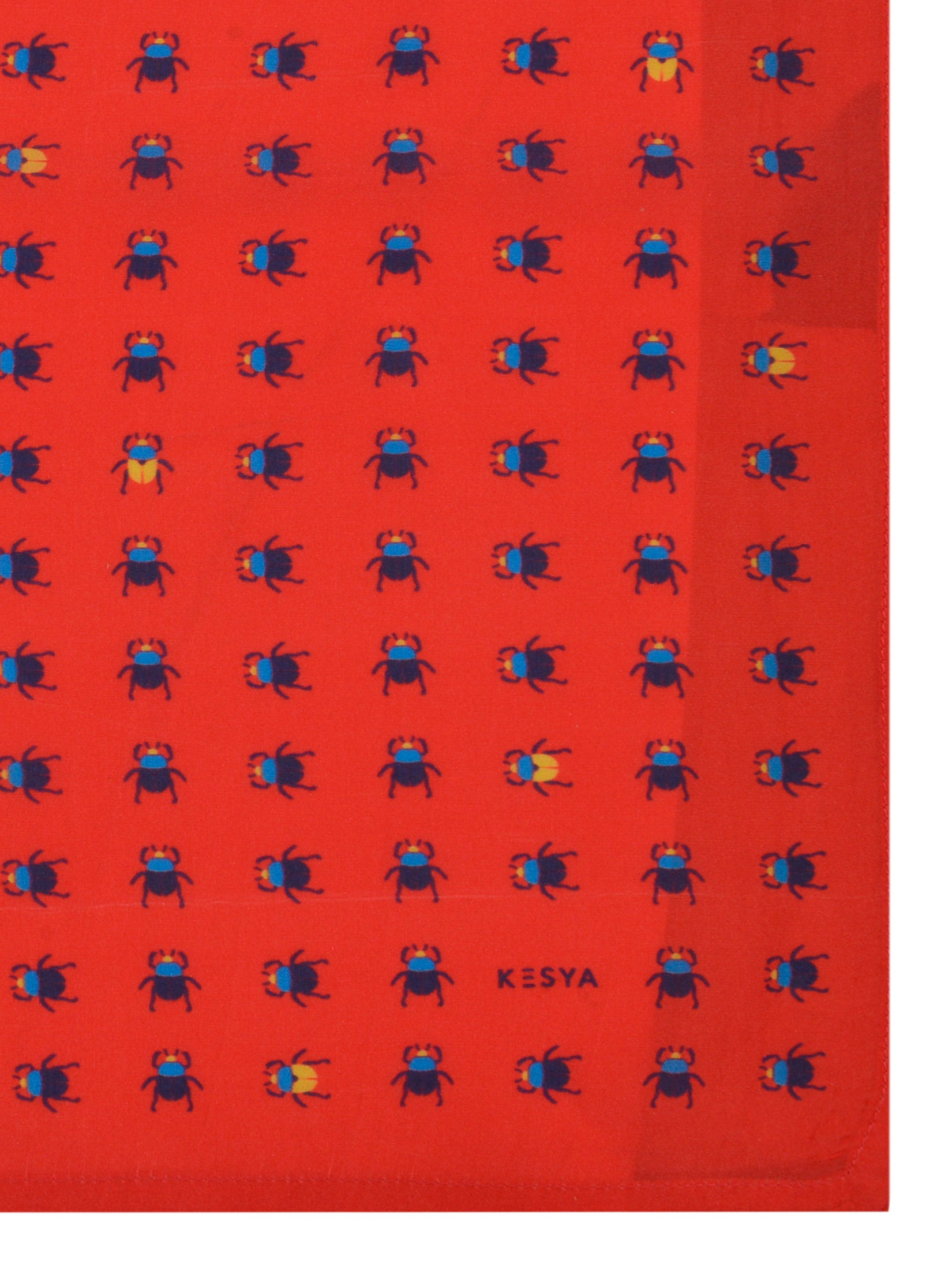 Red Bug Pocket Square
