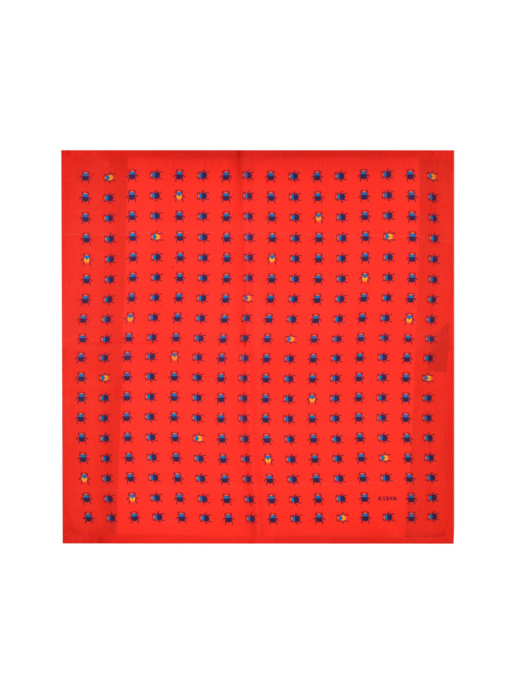 Red Bug Pocket Square
