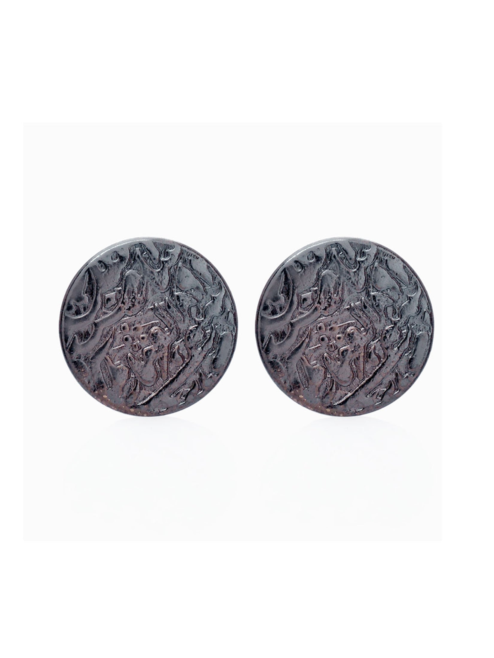 Silver Mohar Cufflinks