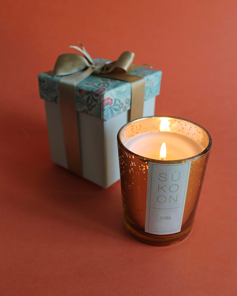 Saba Candle ~ Jasmine, Bergamot & Green Tea