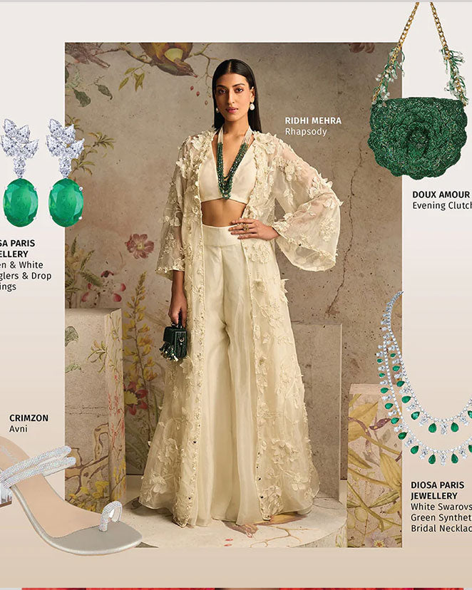 EVOLUZIONE’s CURATED FESTIVE LOOKS TO adorn your closets with extra glitter.