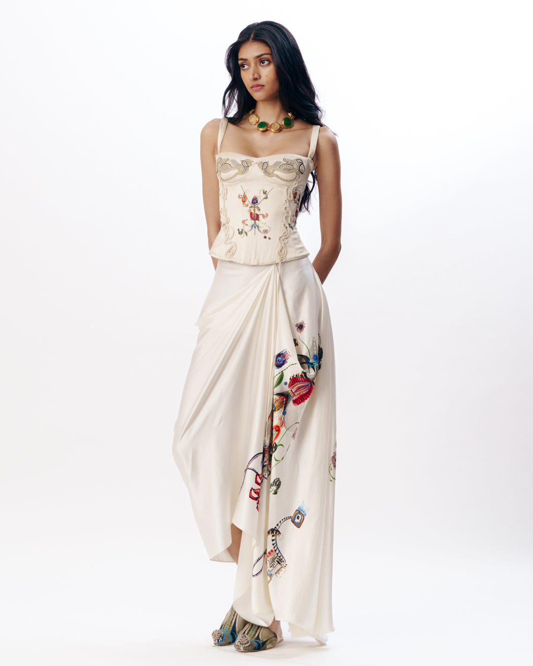 Structured Corset With Skirt