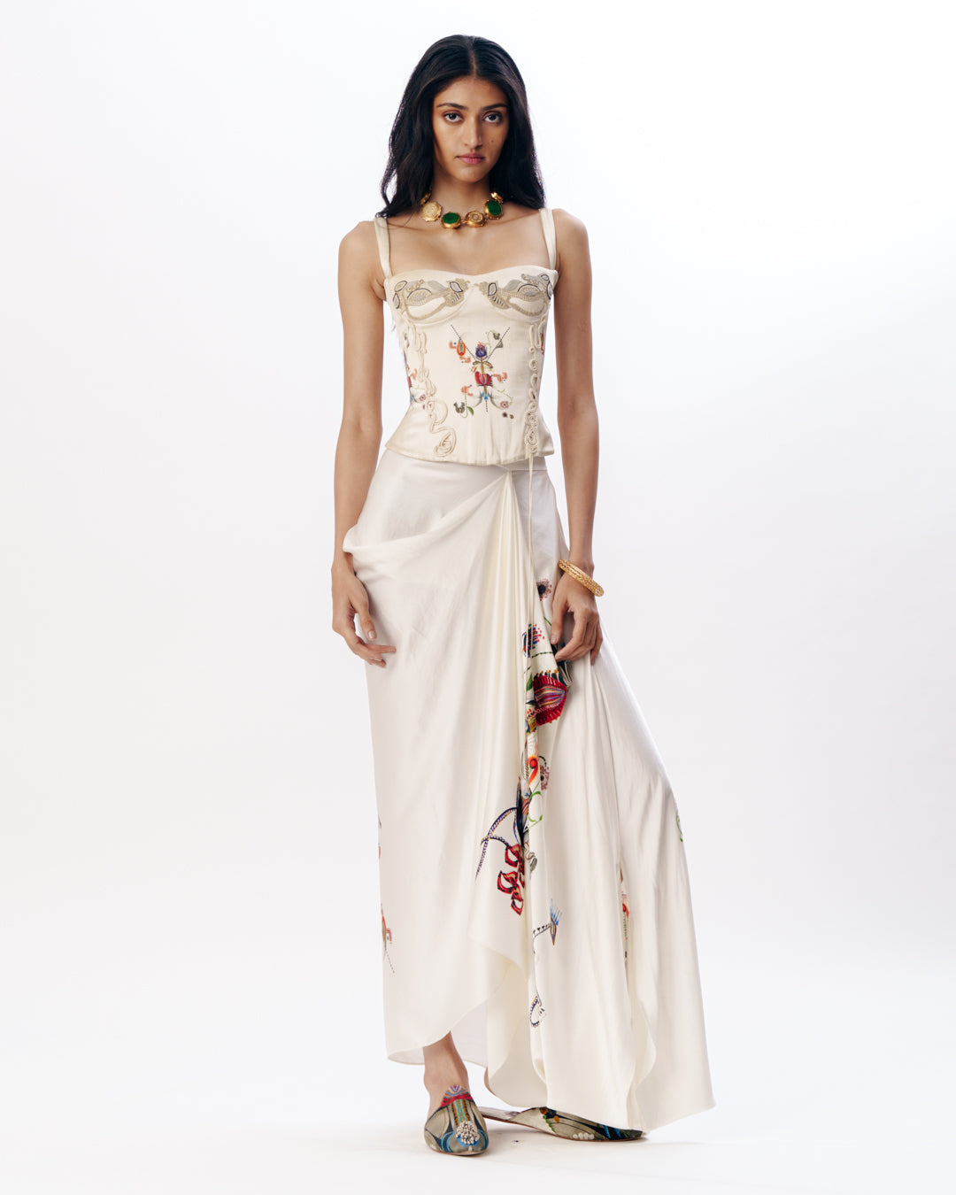 Structured Corset With Skirt