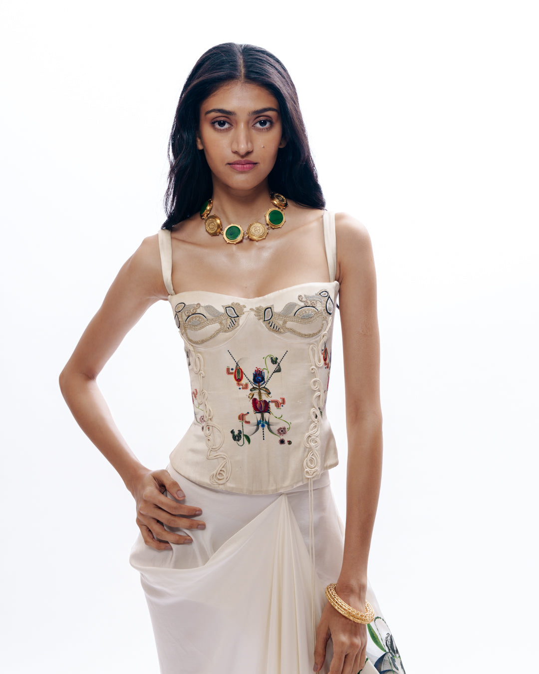 Structured Corset With Skirt