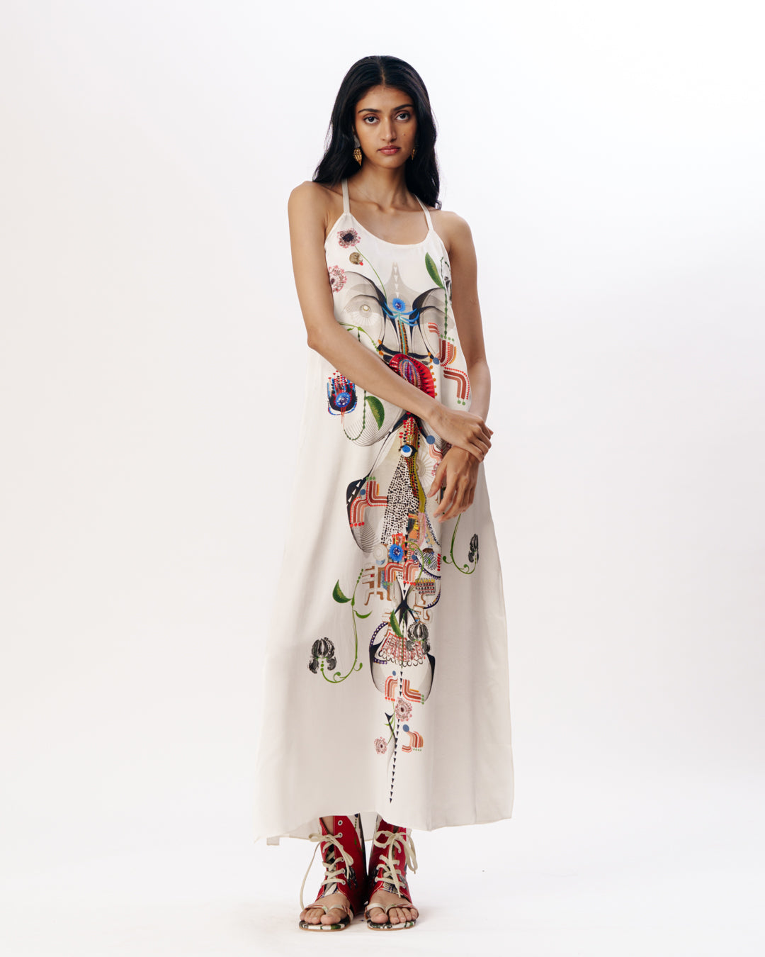 Slip Dress With Shirt Layer