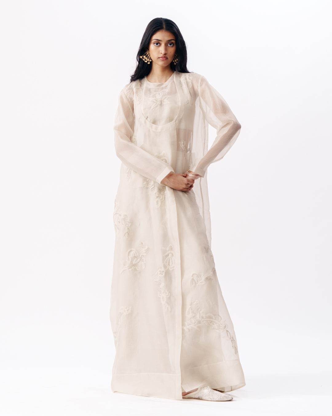 Bra Top With Angrakha Layer