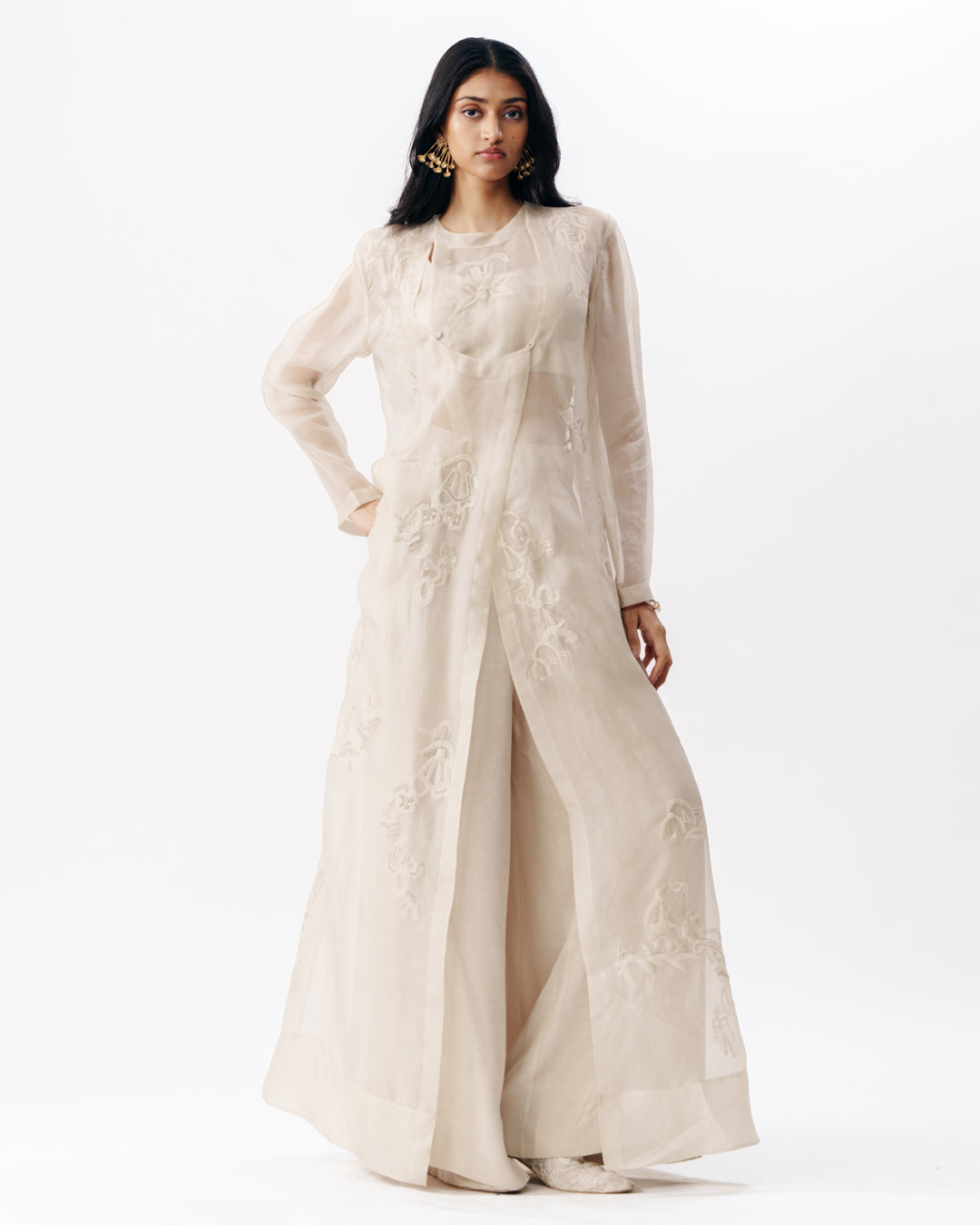 Bra Top With Angrakha Layer