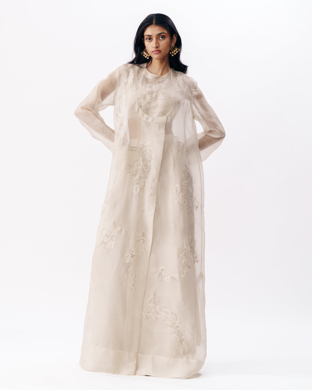 Bra Top With Angrakha Layer